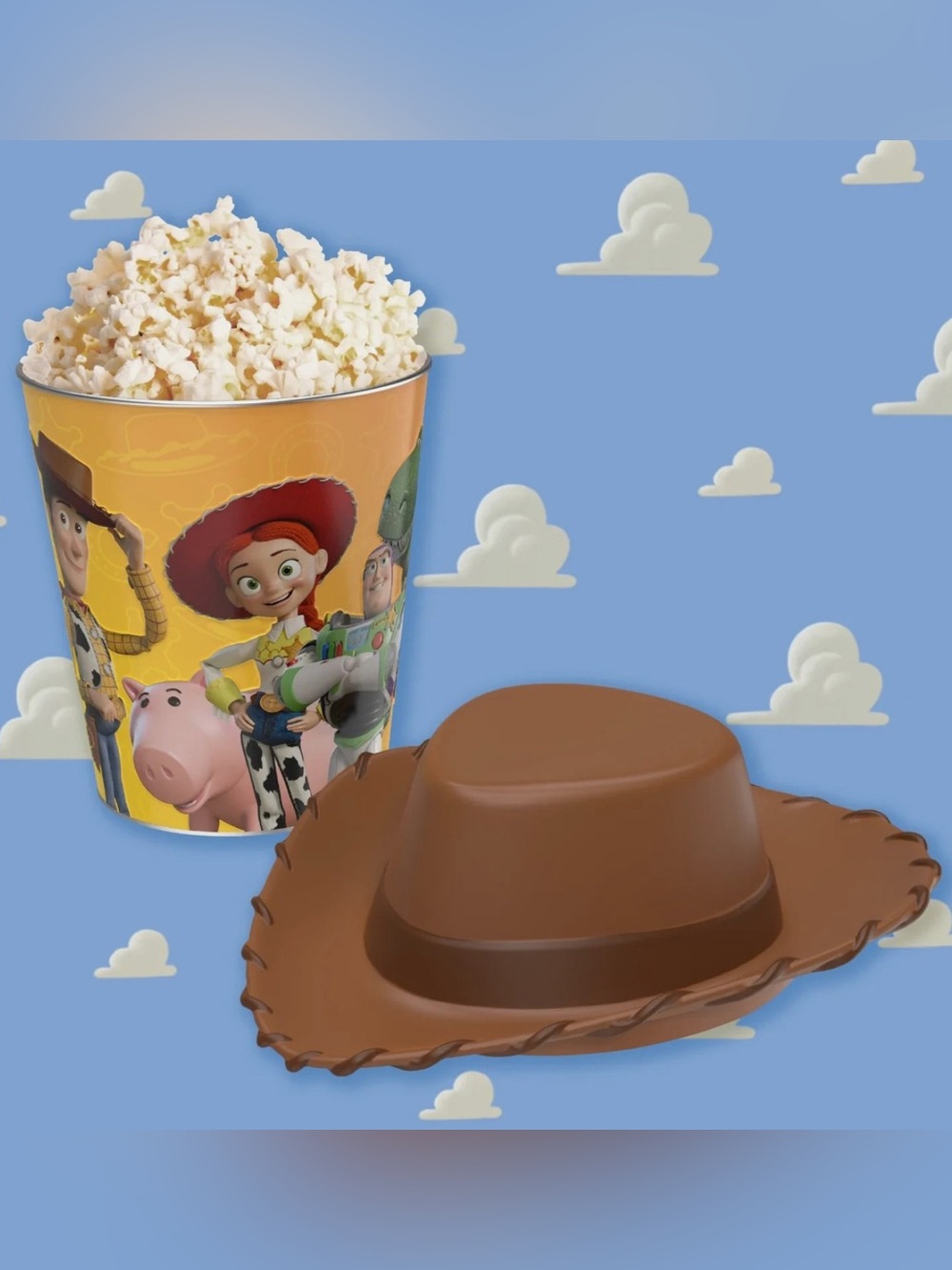 Toy Story5 Woody Bucket with Cowboy detachable Hat - NWT Cinemark Exclusive